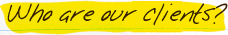 Who are our clients?